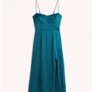 Abercrombie Slit Midi Dress - Size Medium Tall